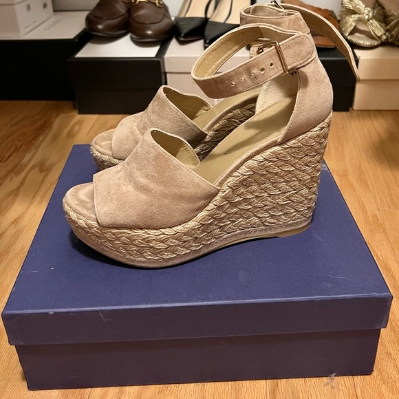 Stuart Weitzman Mojave Platform Wedge Sandals - Picture 10 of 14